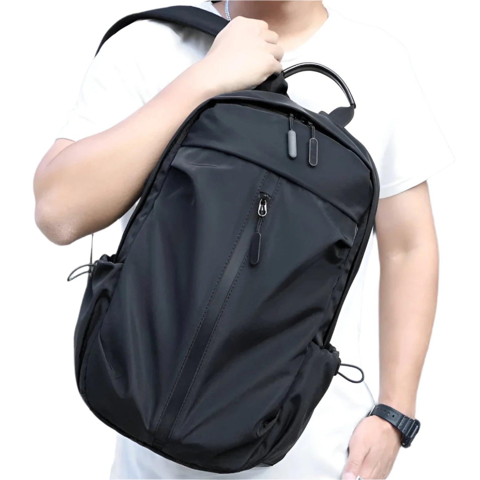 UrbanCraft Multi-Pocket Leather Backpack