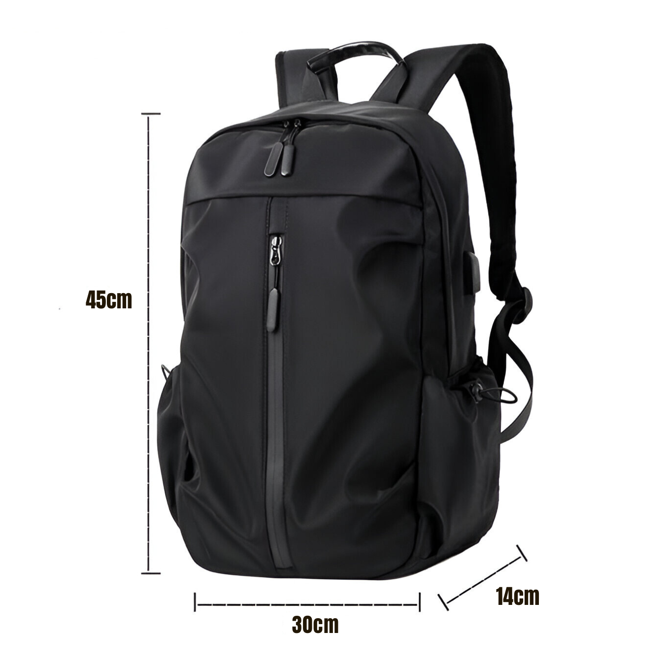 UrbanCraft Multi-Pocket Leather Backpack