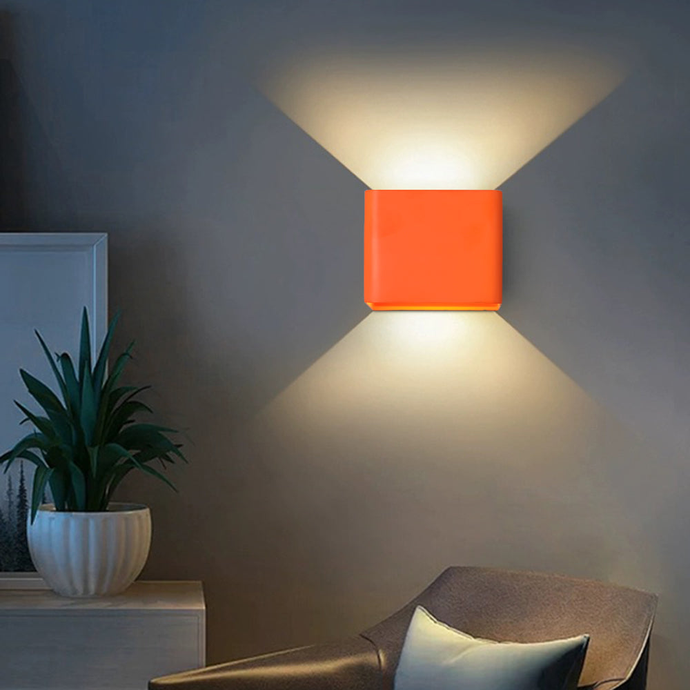 Square Wall Light with a Unique Design