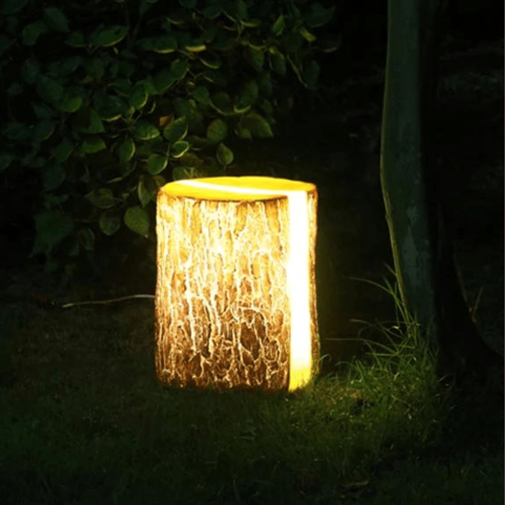 GlowLog - LED Garden Stump Lamp