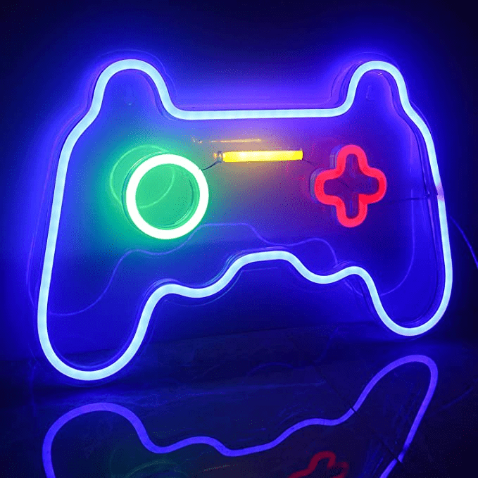 GlowPlay - Neon Lamp for Game Controller to Enhance Your Room