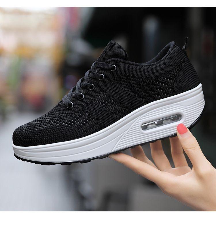 Women light air flying woven mesh orthopedic Sneakers