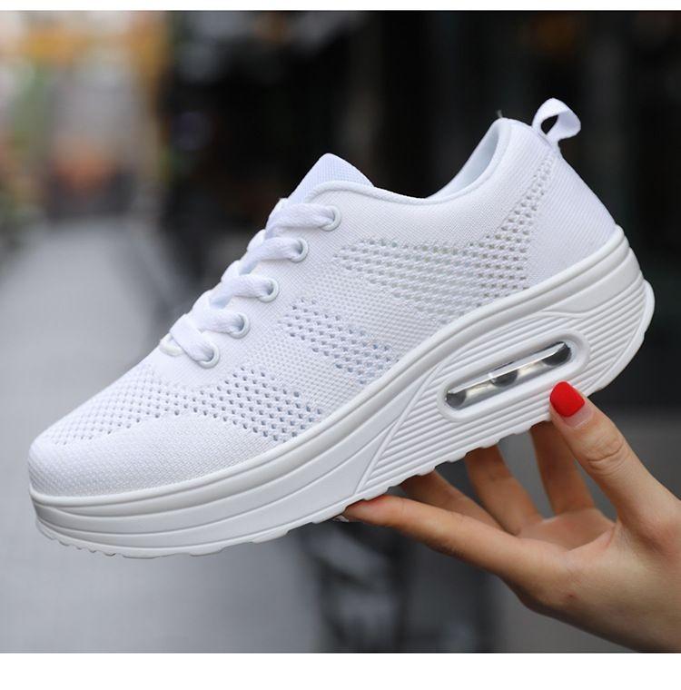 Women light air flying woven mesh orthopedic Sneakers