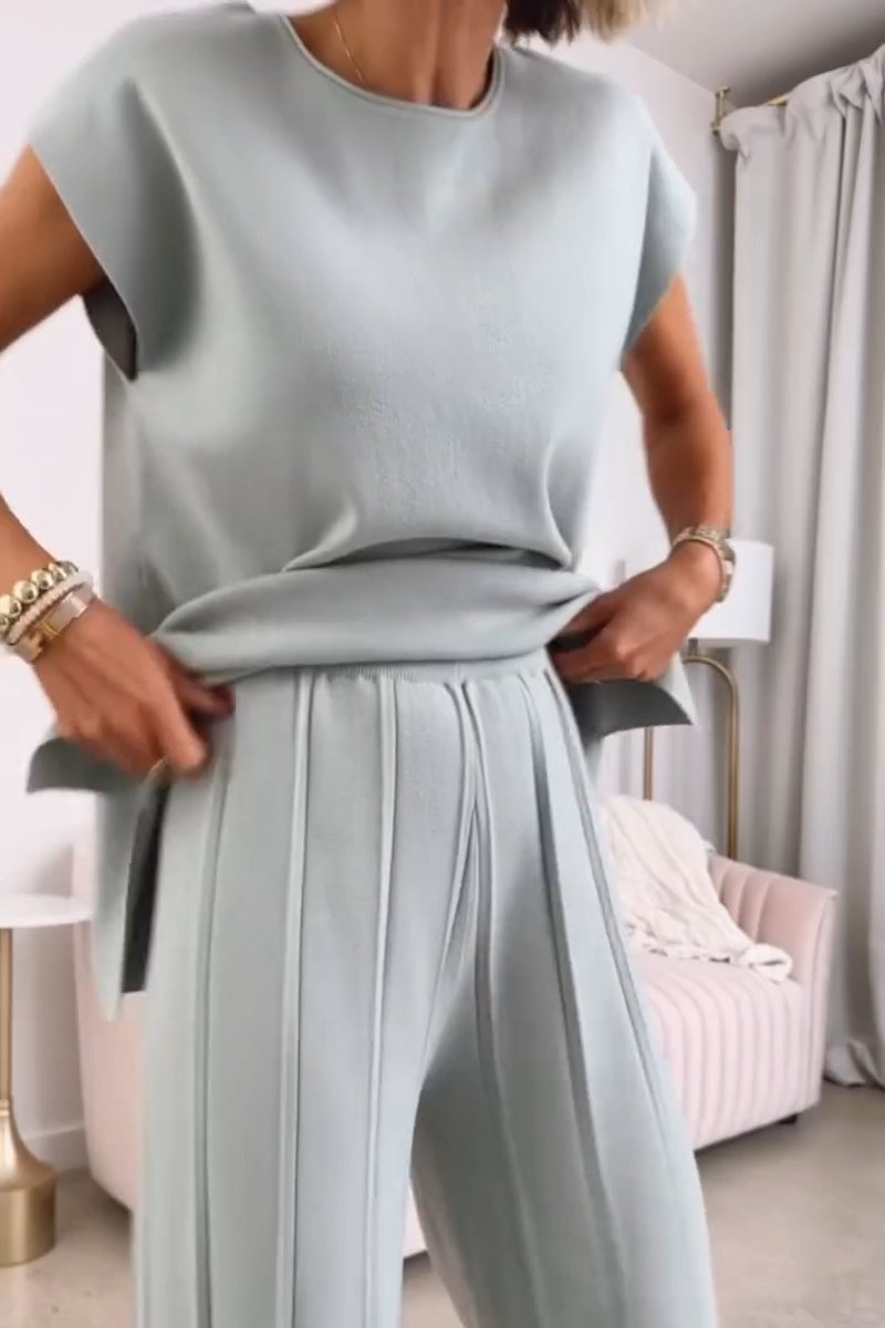 Jessica - Sweater and wide leg pants
