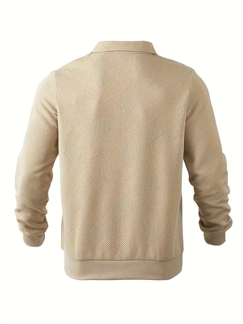 Henry- Comfortable Sweater with Zipper and Collar