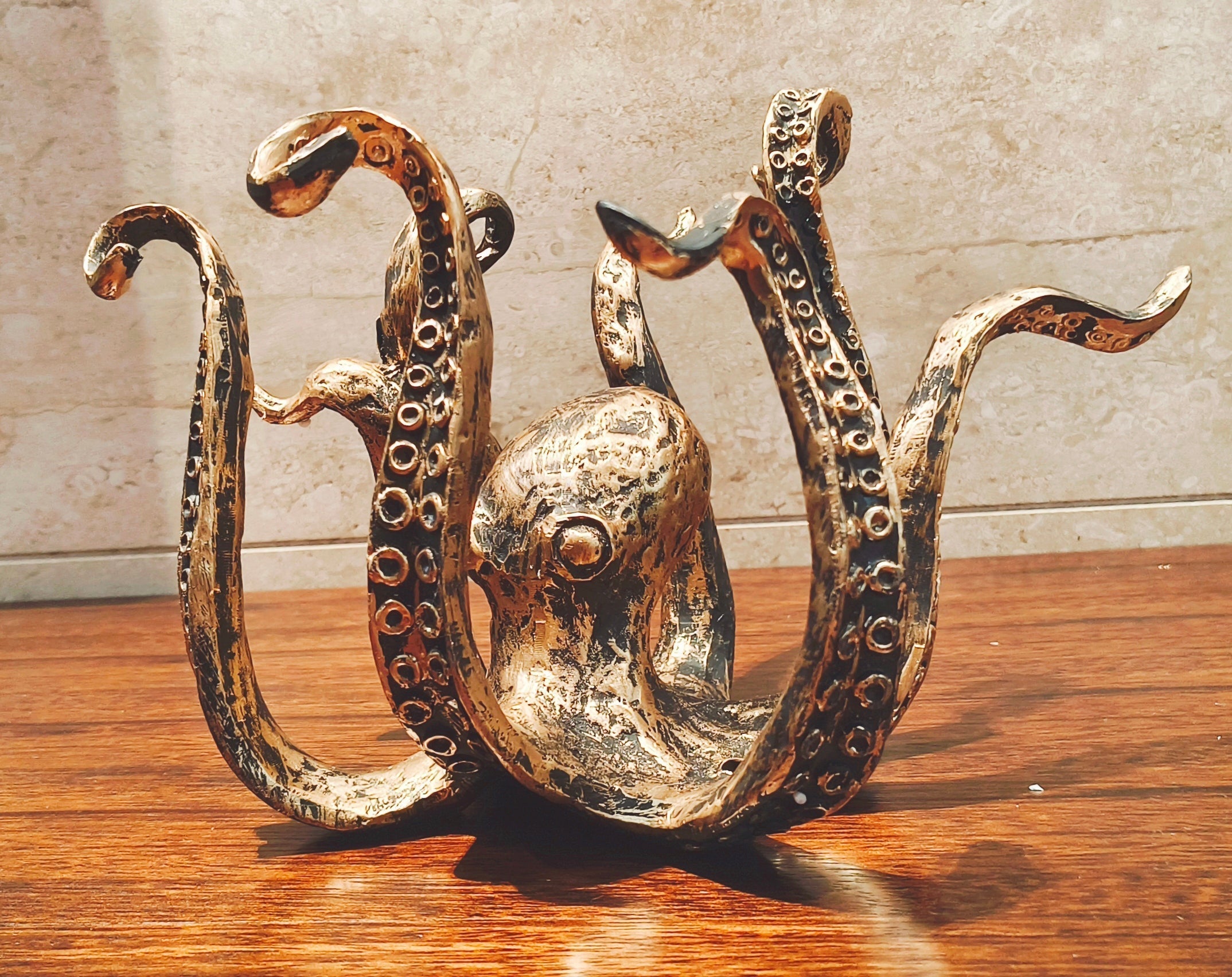 Kraken - Octopus Design Rustic Candle Holder