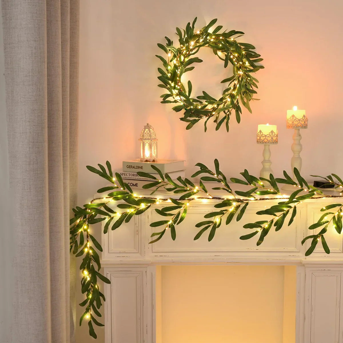 OliveLights - LED Garland of Olive Branches