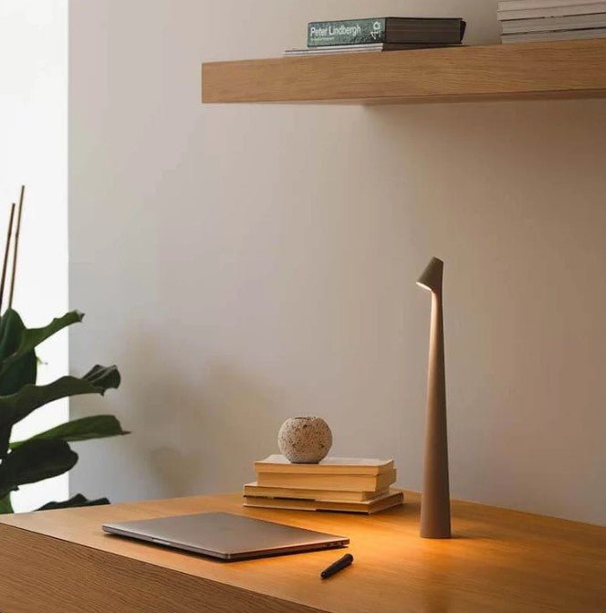 Luminous portable table lamp