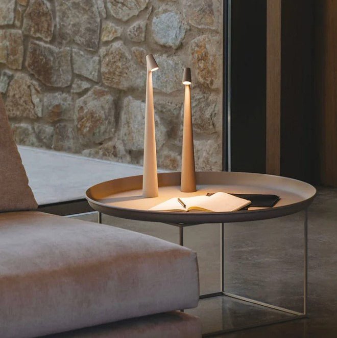 Luminous portable table lamp