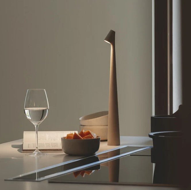 Luminous portable table lamp