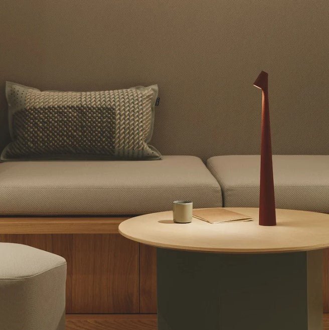 Luminous portable table lamp