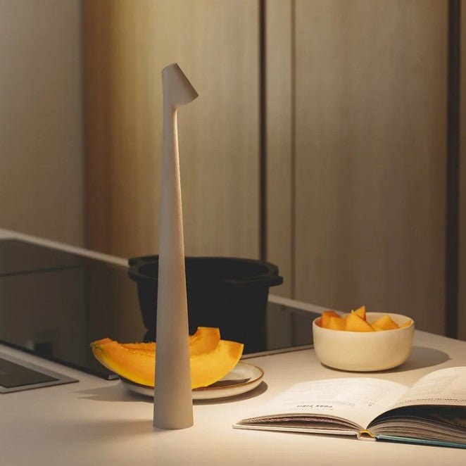 Luminous portable table lamp