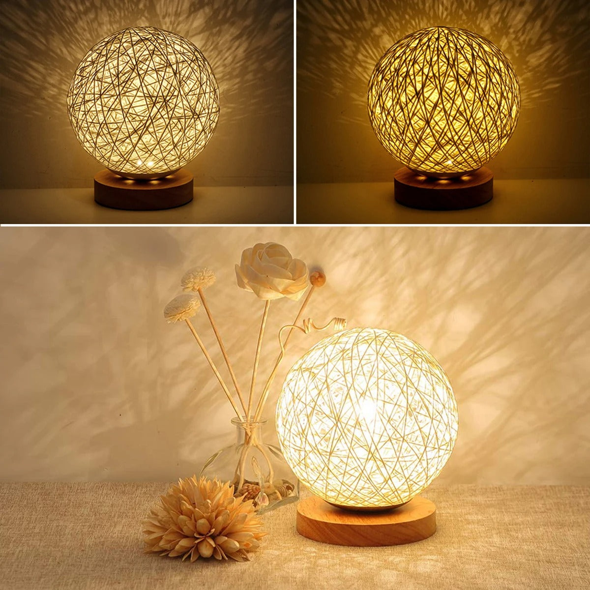 GlowAura - handmade dimmable lamp