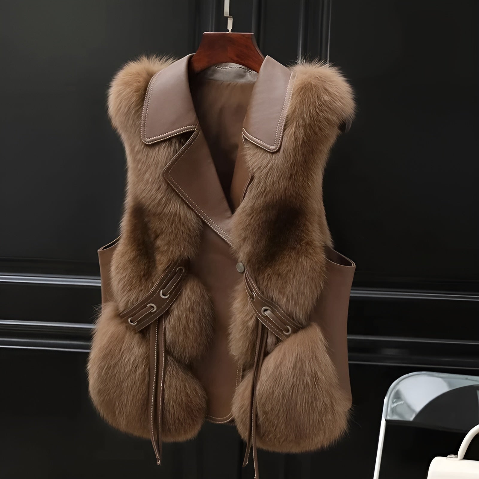 Mila - Cozy Faux Fur Vest Coat