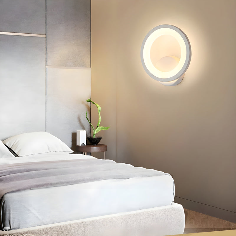 Modern LED round wall lamp