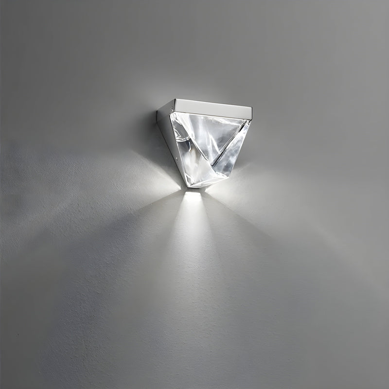 Geometric crystal wall lamp light