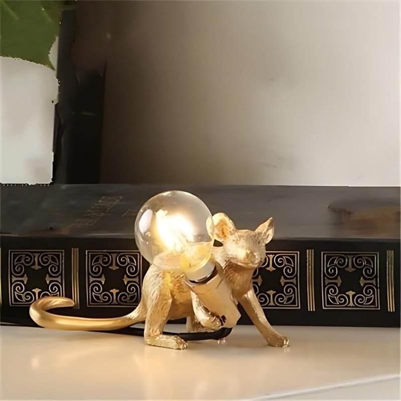 Decorative mouse lamp