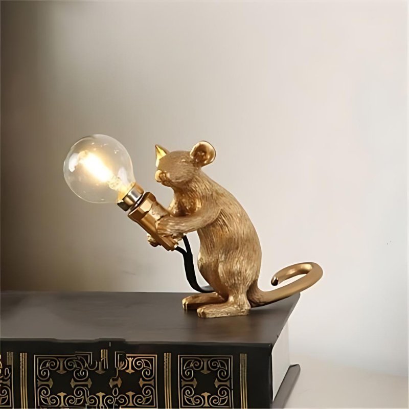 Decorative mouse lamp