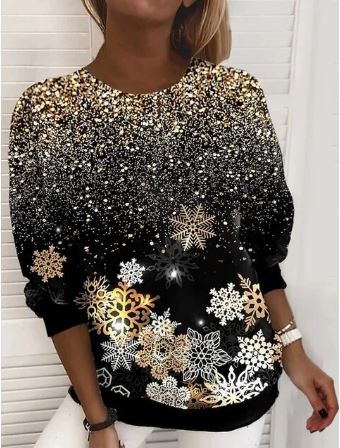 Letty Elegant Christmas Sweatshirt