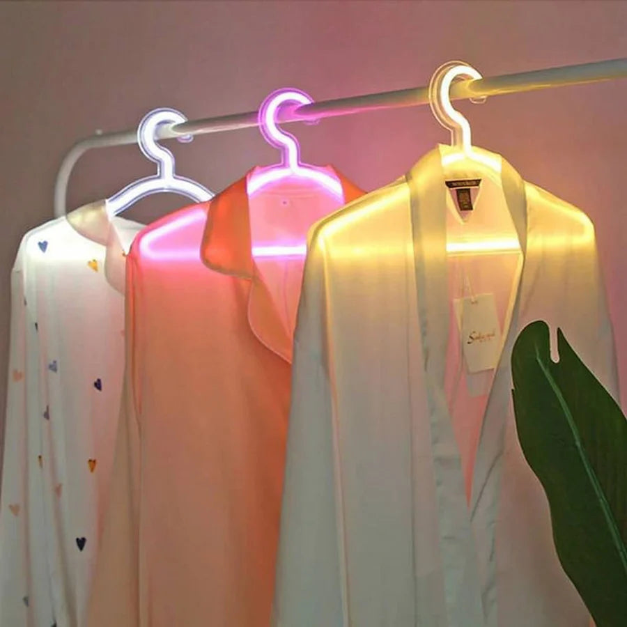 LumaHook – Stylish illuminated hangers for easy wardrobe navigation
