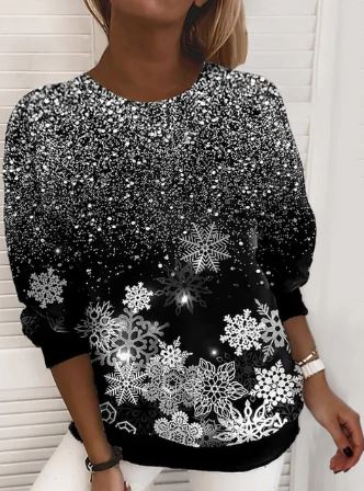 Letty Elegant Christmas Sweatshirt