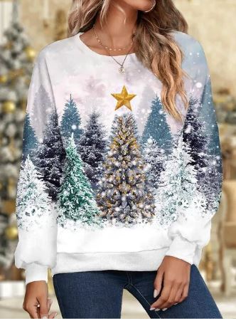 Letty Elegant Christmas Sweatshirt