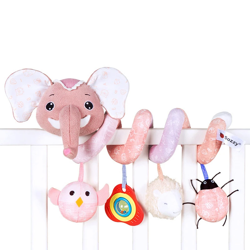BabySpiral Comfort – Soft Activity Toy for Car Seat and Stroller
