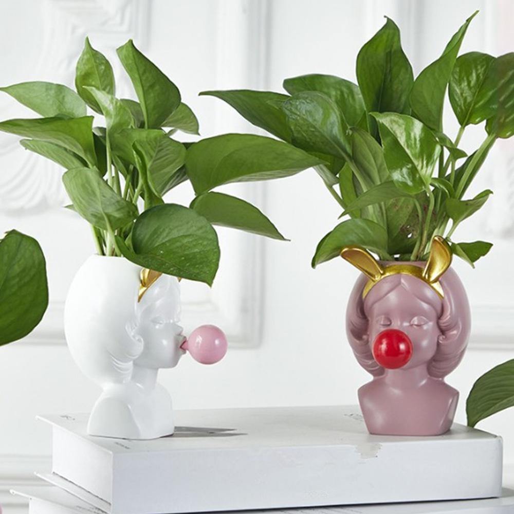 BloomMuse - Elegant Plant Box for the Face with Artistic Flair