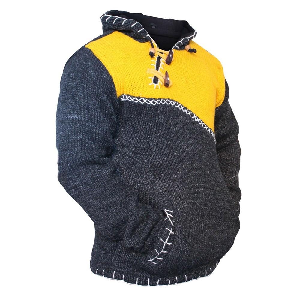 Elliot - Knitted hoodie with pockets