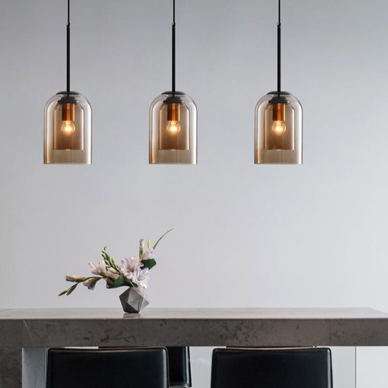 Double Glass Pendant Lamp