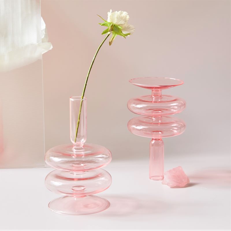 GlassAura - Elegant handmade glass candlesticks and vases