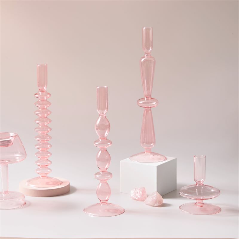 GlassAura - Elegant handmade glass candlesticks and vases