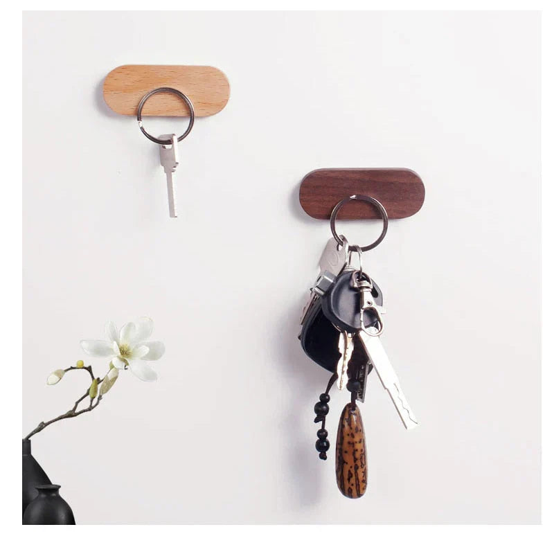 Magnetic key holder for the wall