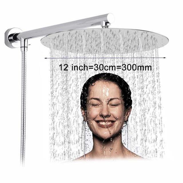 Ultra-Slim Wall-Mounted Shower Head