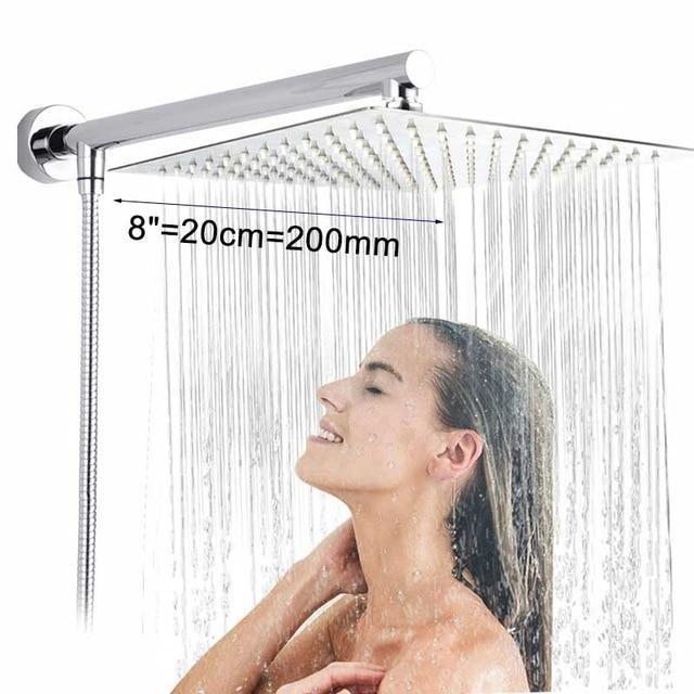 Ultra-Slim Wall-Mounted Shower Head