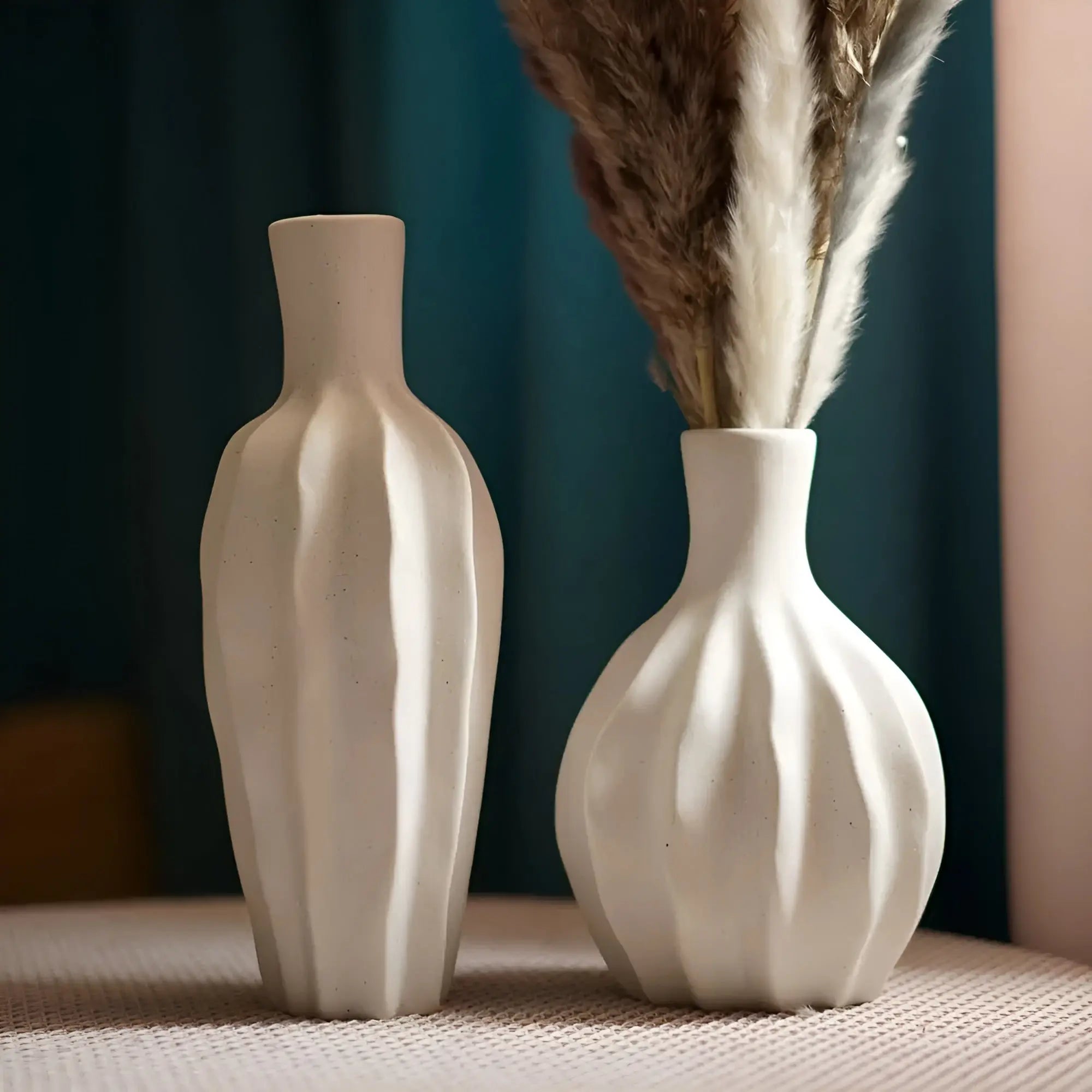 Elysian Bloom Minimalist Ceramic Vase