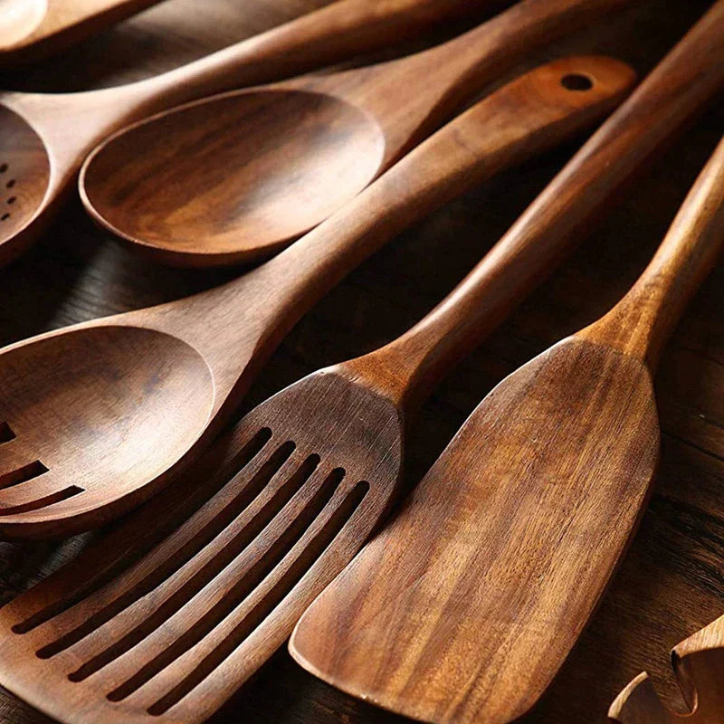 EcoChef - Teak Wood Utensil Set