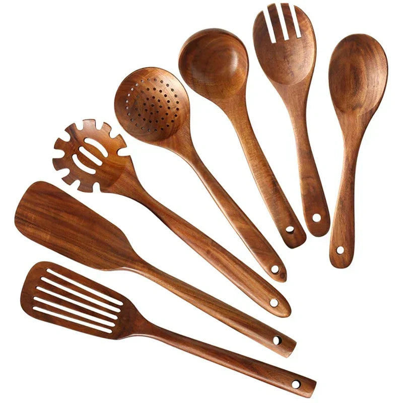 EcoChef - Teak Wood Utensil Set