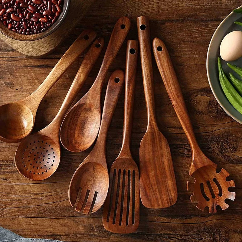 EcoChef - Teak Wood Utensil Set