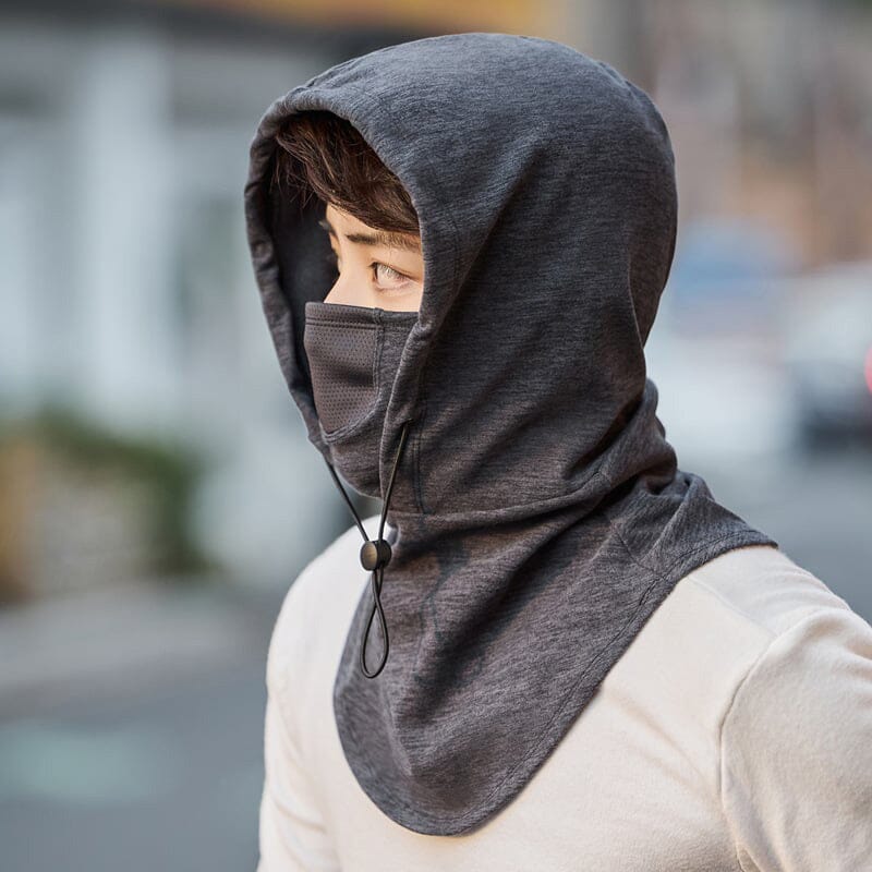 Cyclist - comfortable face mask with hood and neck warmer