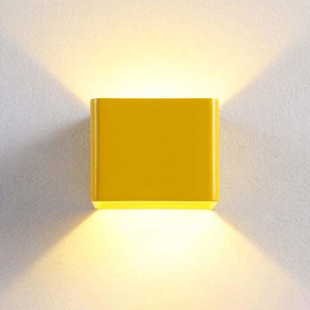 Square Wall Light with a Unique Design