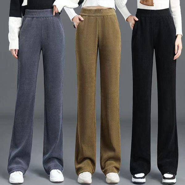 Liva - Relaxed pants with wide legs and elastic waistband