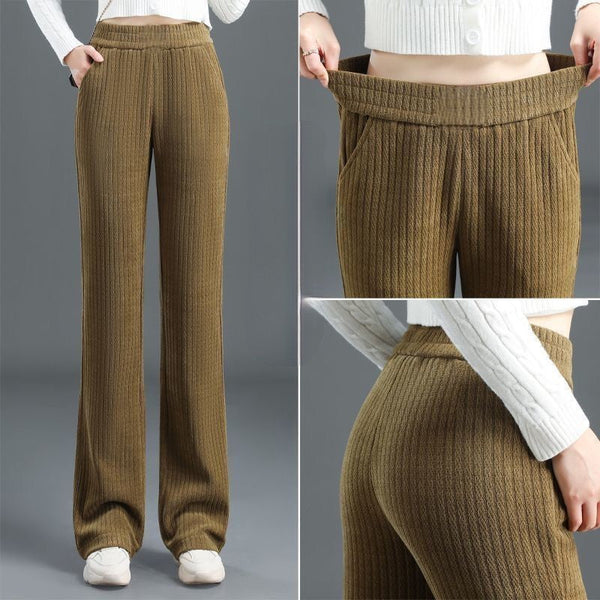 Liva - Relaxed pants with wide legs and elastic waistband