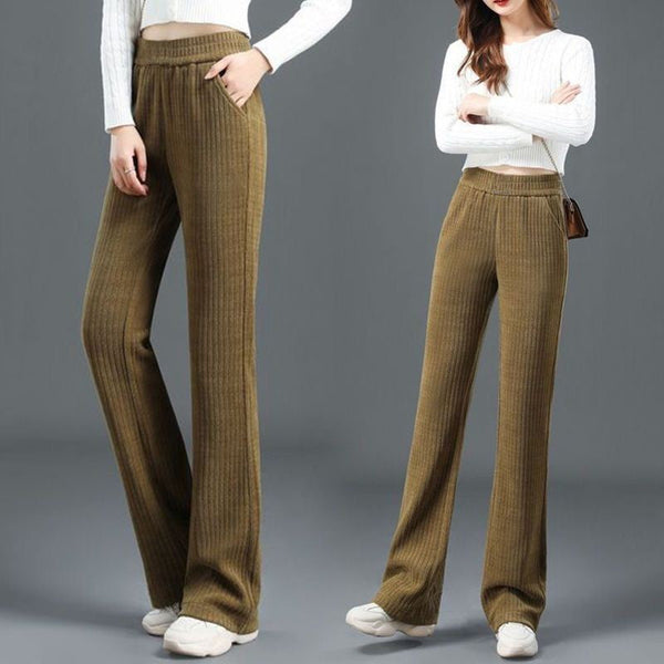 Liva - Relaxed pants with wide legs and elastic waistband