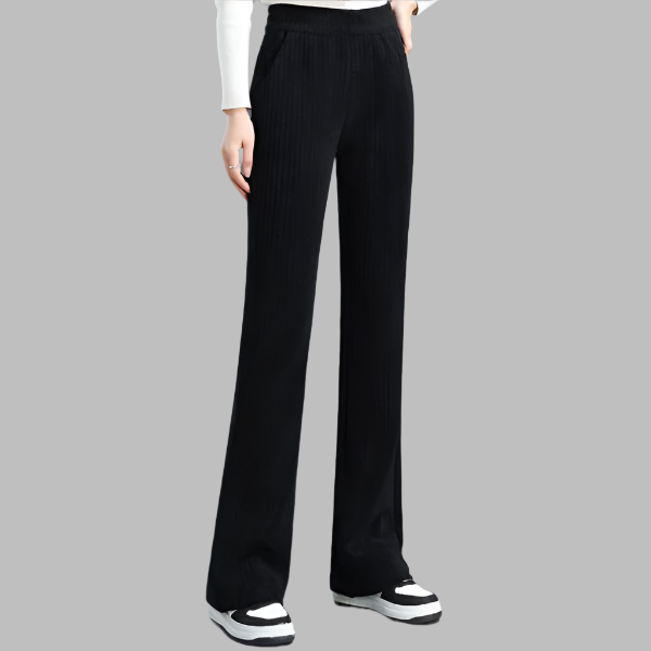 Liva - Relaxed pants with wide legs and elastic waistband