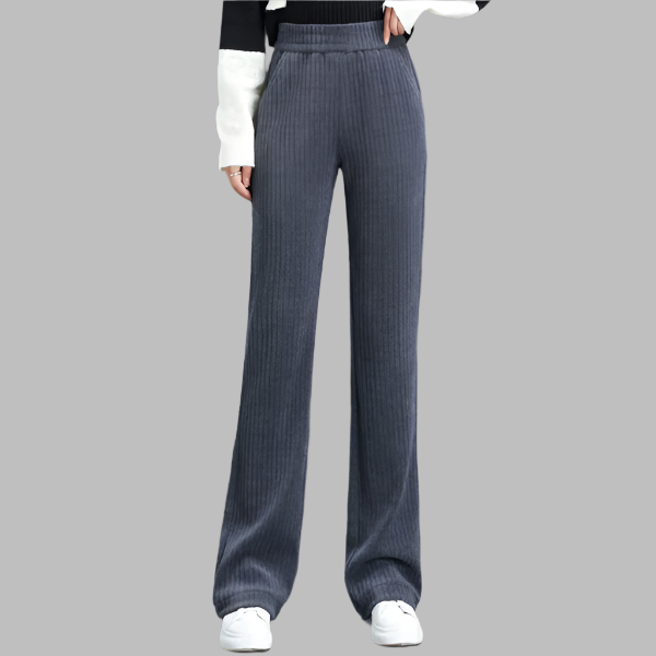 Liva - Relaxed pants with wide legs and elastic waistband