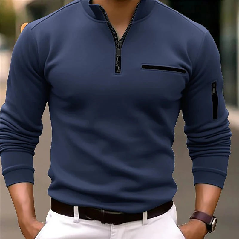 Christian - Striped polo with slim fit