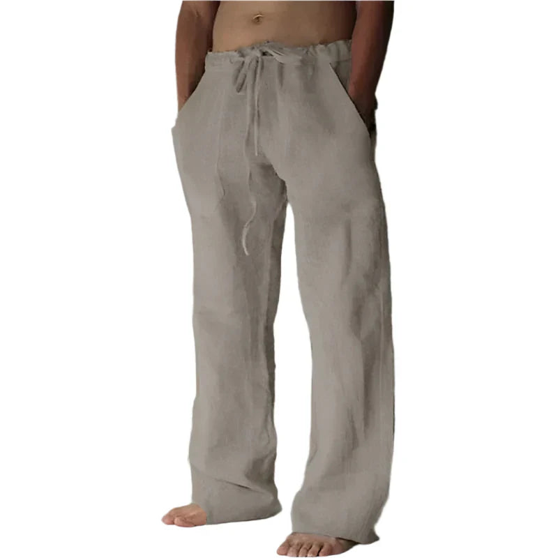 Rodulf - Relaxed fit pants with drawstring and side pockets for men