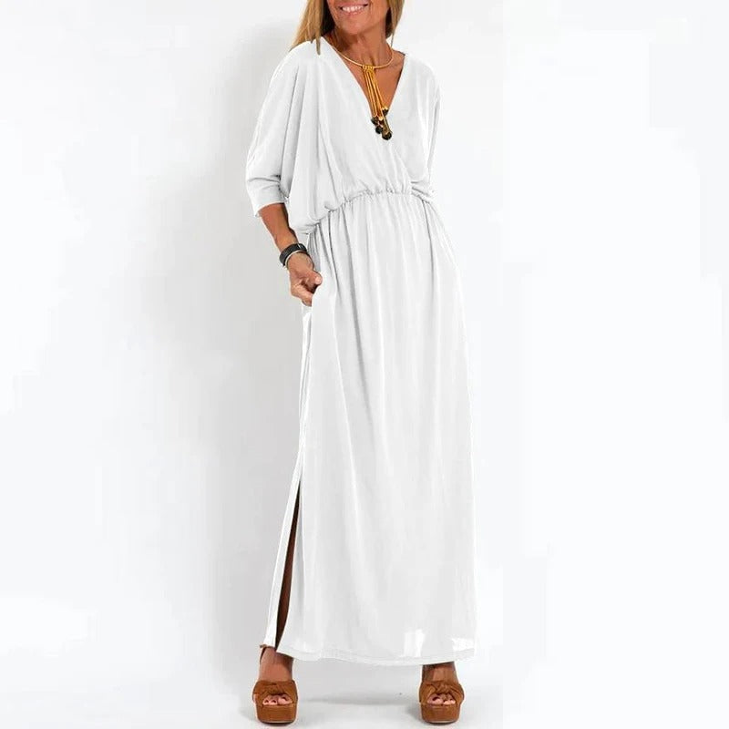 Lucia - Long Summer Dress Made of Cotton