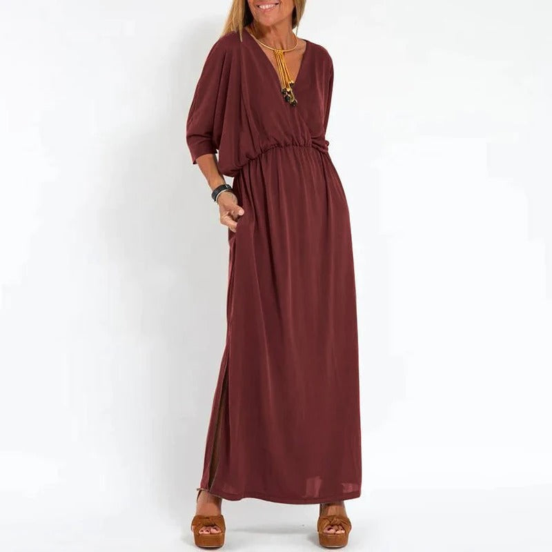 Lucia - Long Summer Dress Made of Cotton